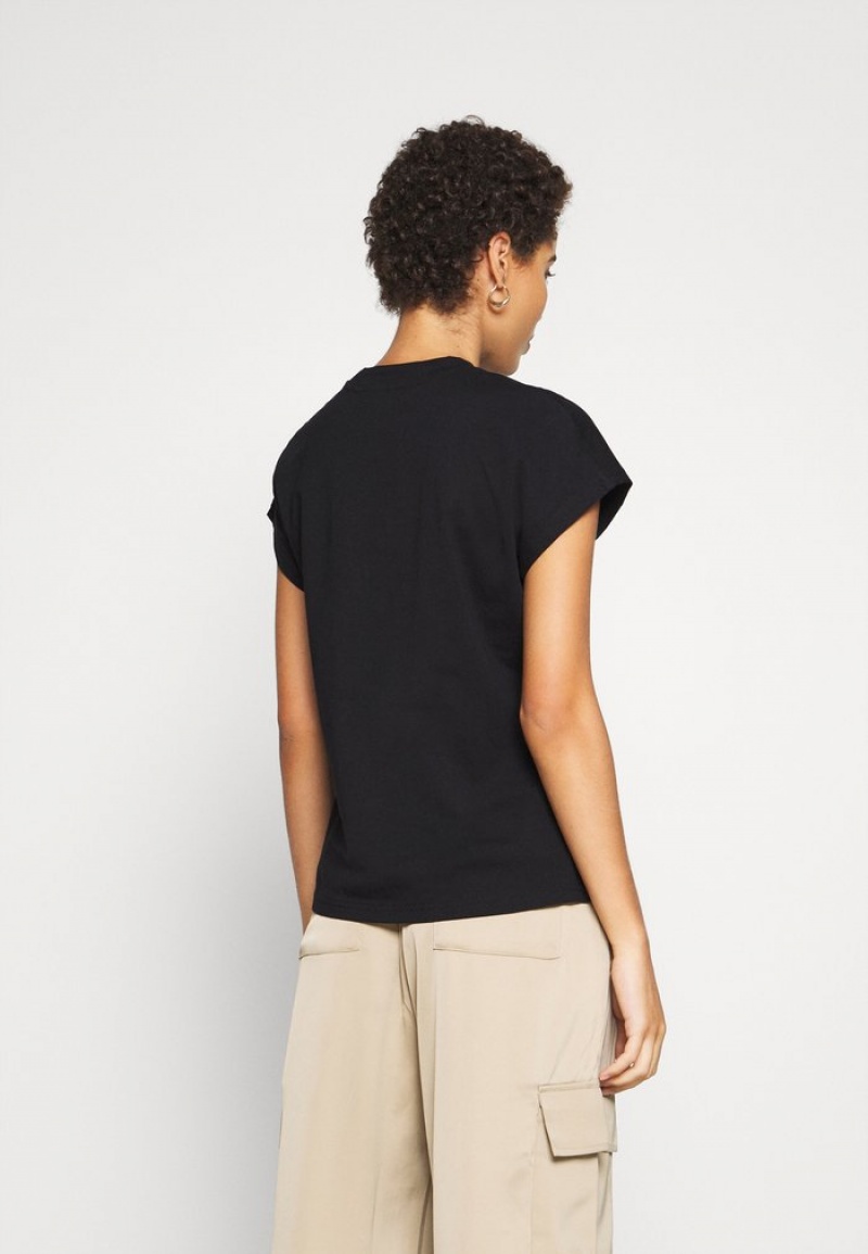 Anna Field Top 10 Basic T-Shirt Dam Svarta | SE-HCFZDS187