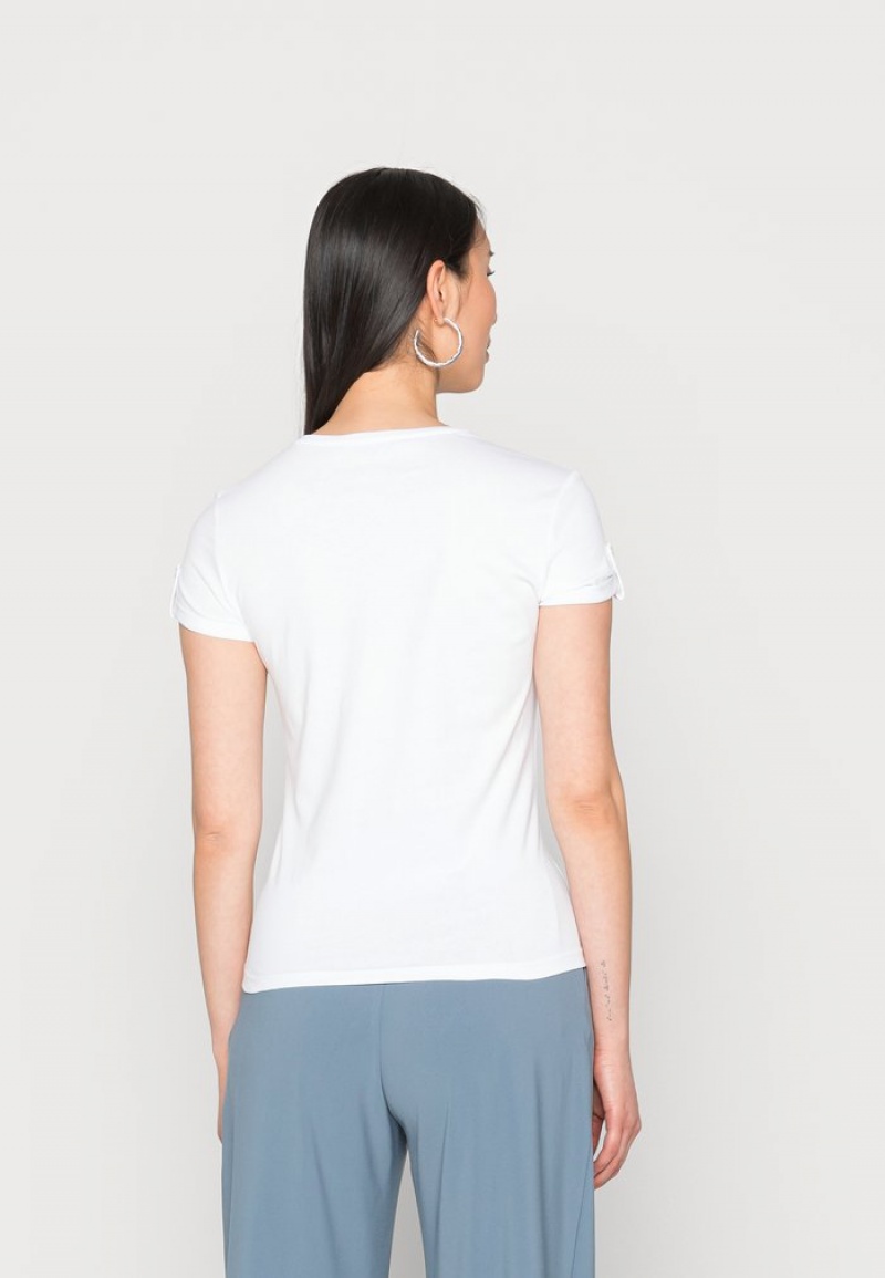 Anna Field Top 10 Basic T-Shirt Dam Vita | SE-IOEZNH137