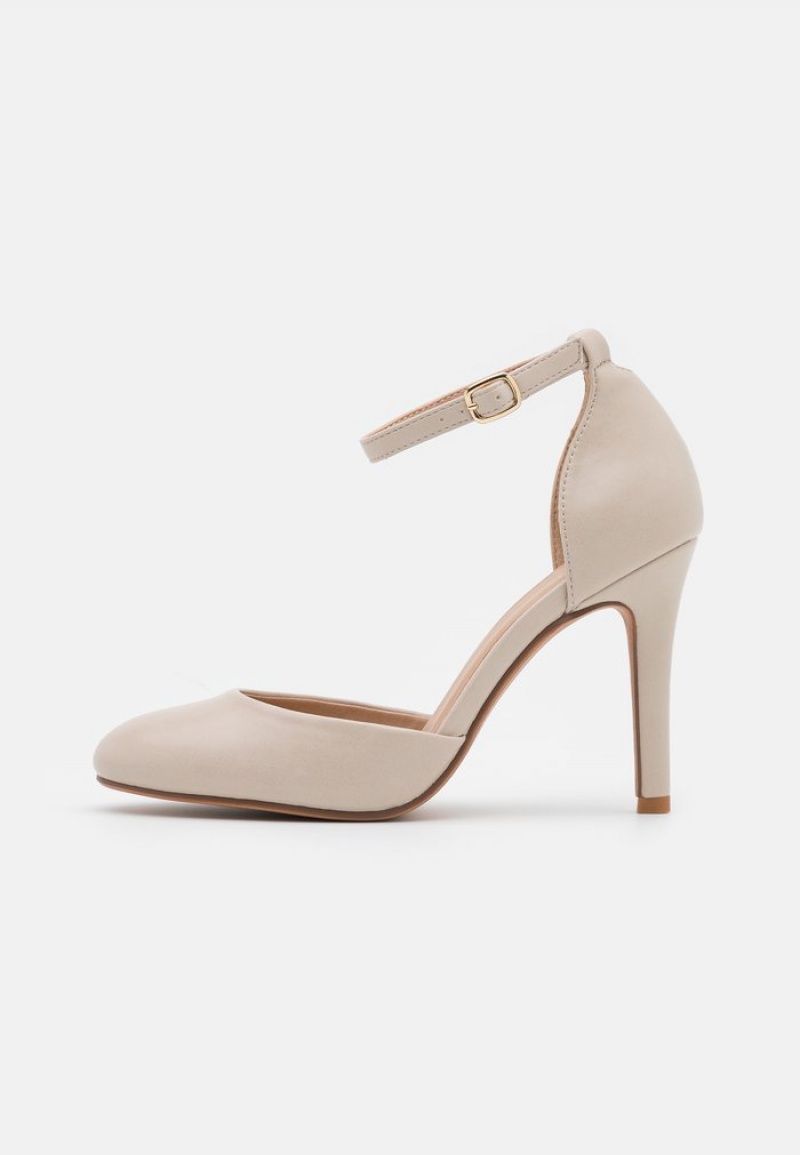 Anna Field Top 10 High Heels Klackar Dam Grå Bruna | SE-DMURSZ280