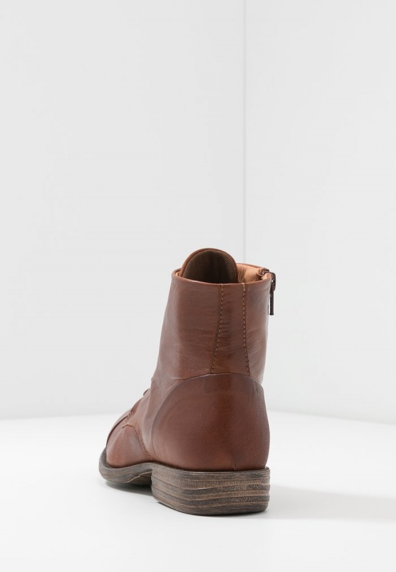 Anna Field Top 10 Leather Booties Stövletter Dam Bruna | SE-RWMGEJ546