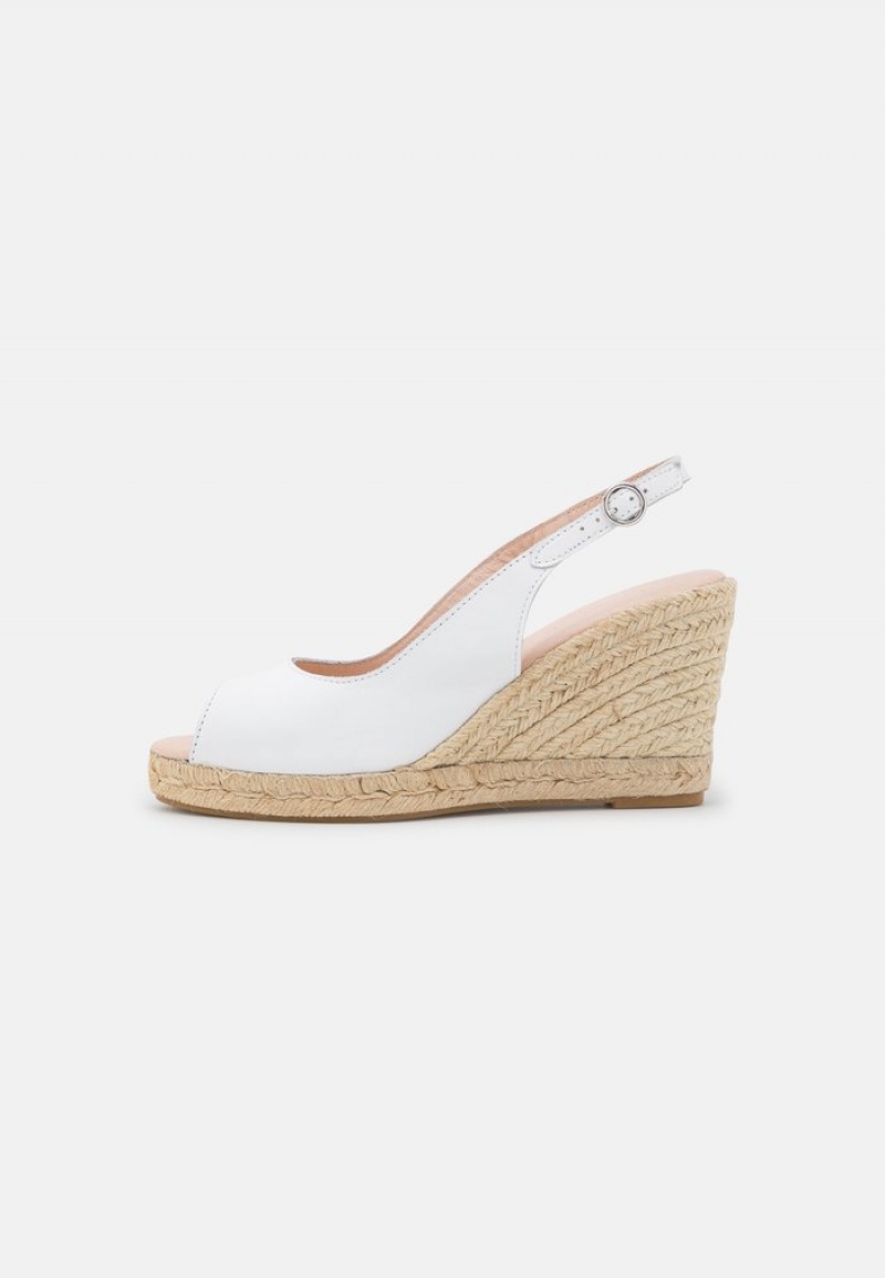 Anna Field Top 10 Leather Espadrilles Sandaler Dam Vita | SE-KTMQFB736