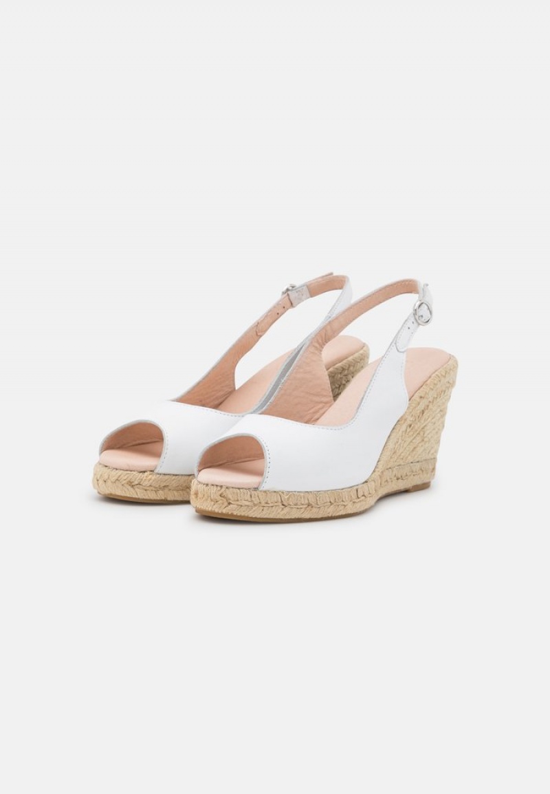 Anna Field Top 10 Leather Espadrilles Sandaler Dam Vita | SE-KTMQFB736