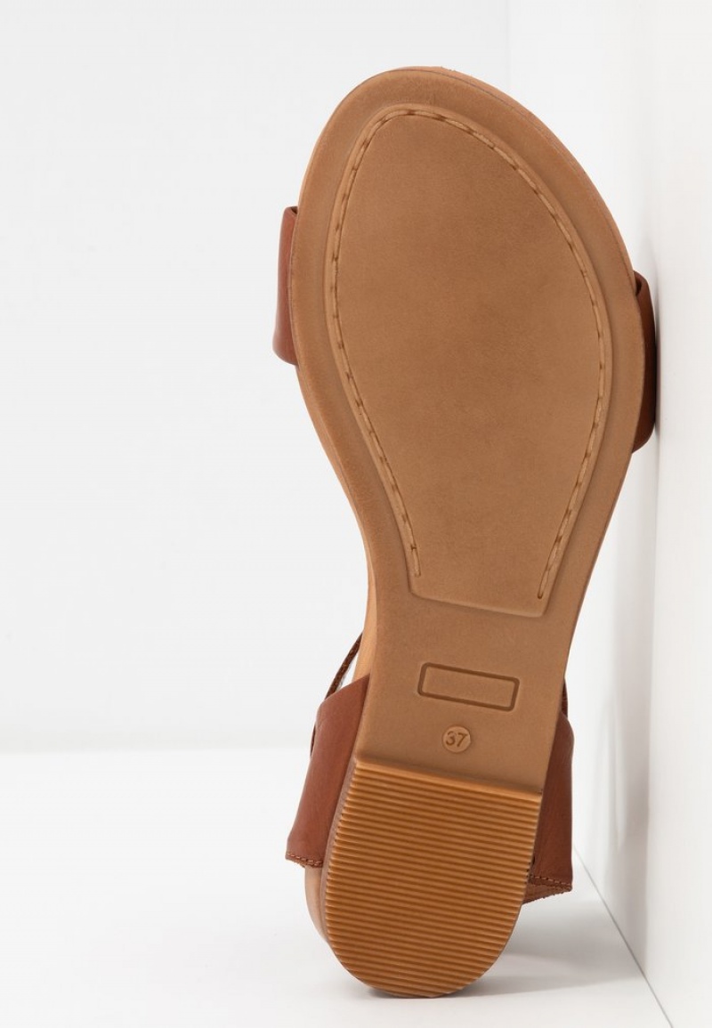 Anna Field Top 10 Leather Sandaler Dam Bruna | SE-SPTEHX125