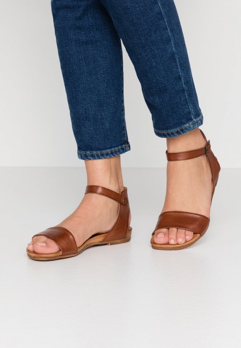 Anna Field Top 10 Leather Sandaler Dam Bruna | SE-SPTEHX125