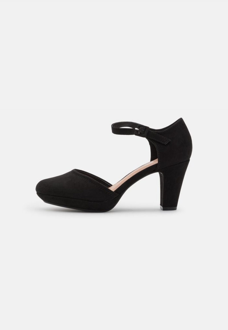 Anna Field Top 10 Platform Heels Klackar Dam Svarta | SE-WHQFRD971