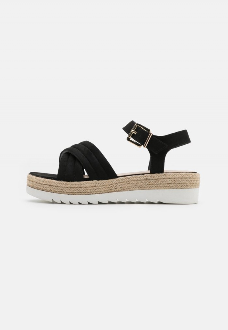 Anna Field Top 10 Platform Sandaler Dam Svarta | SE-WLVYBC076