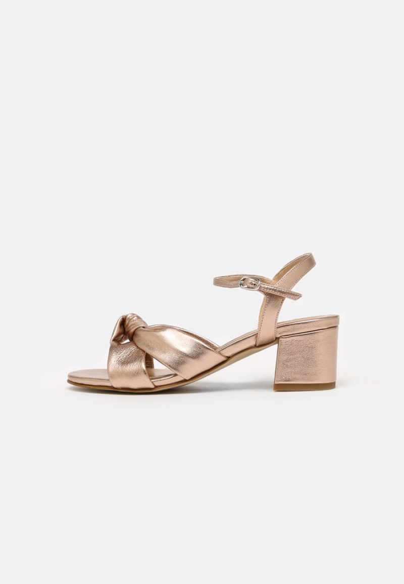 Anna Field Top 10 Sandaler Dam Rosa Guld | SE-ONBWIY629