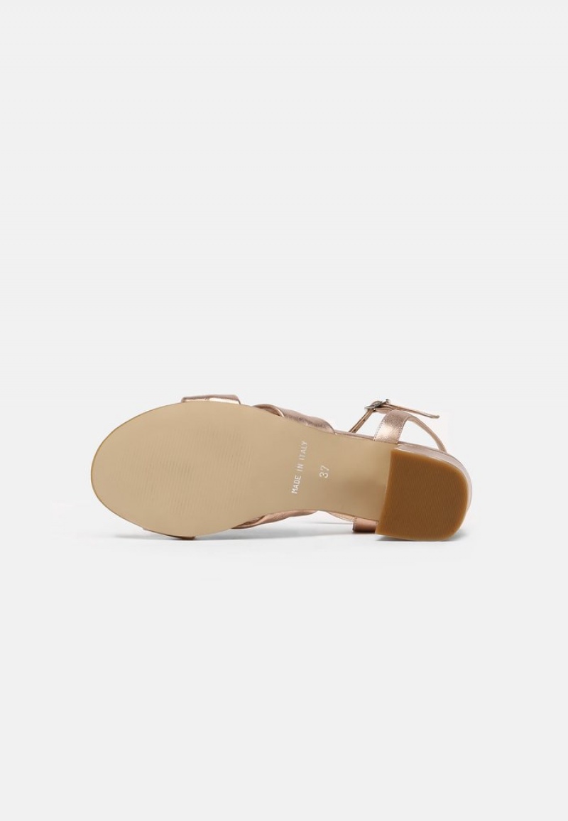 Anna Field Top 10 Sandaler Dam Rosa Guld | SE-ONBWIY629