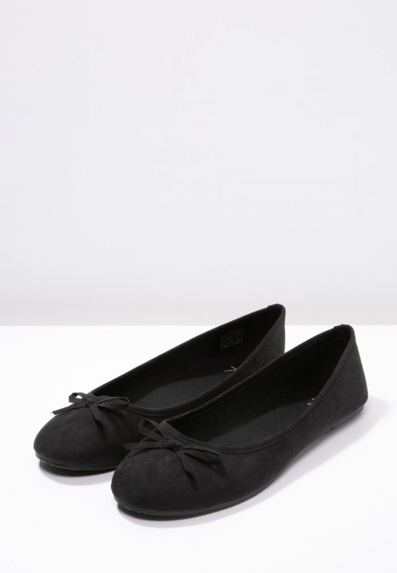 Anna Field Wholesale Ballet Pumps Ballerina Dam Svarta | SE-BEYODC182