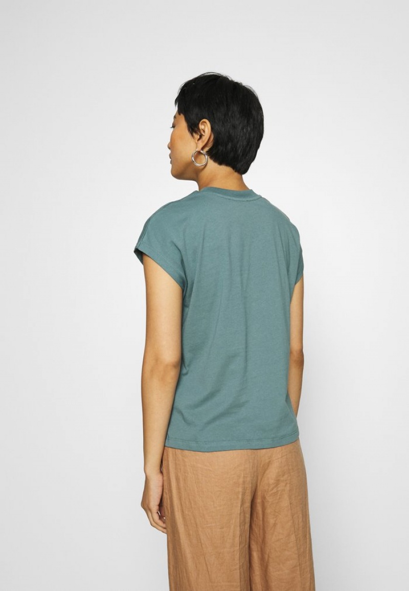 Anna Field Wholesale Basic T-Shirt Dam Turkos | SE-EMWIDB473