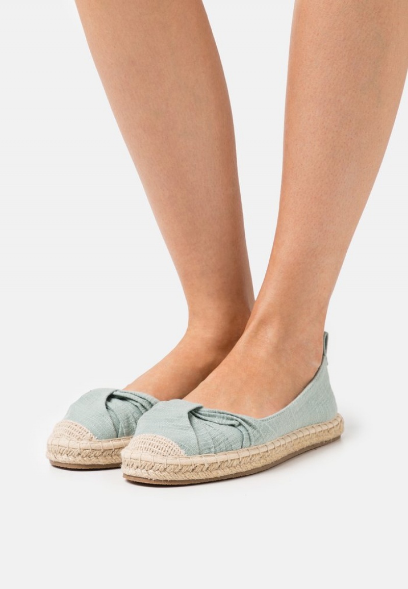 Anna Field Wholesale Espadrilles Ballerina Dam Mintgröna | SE-LHPYNA127