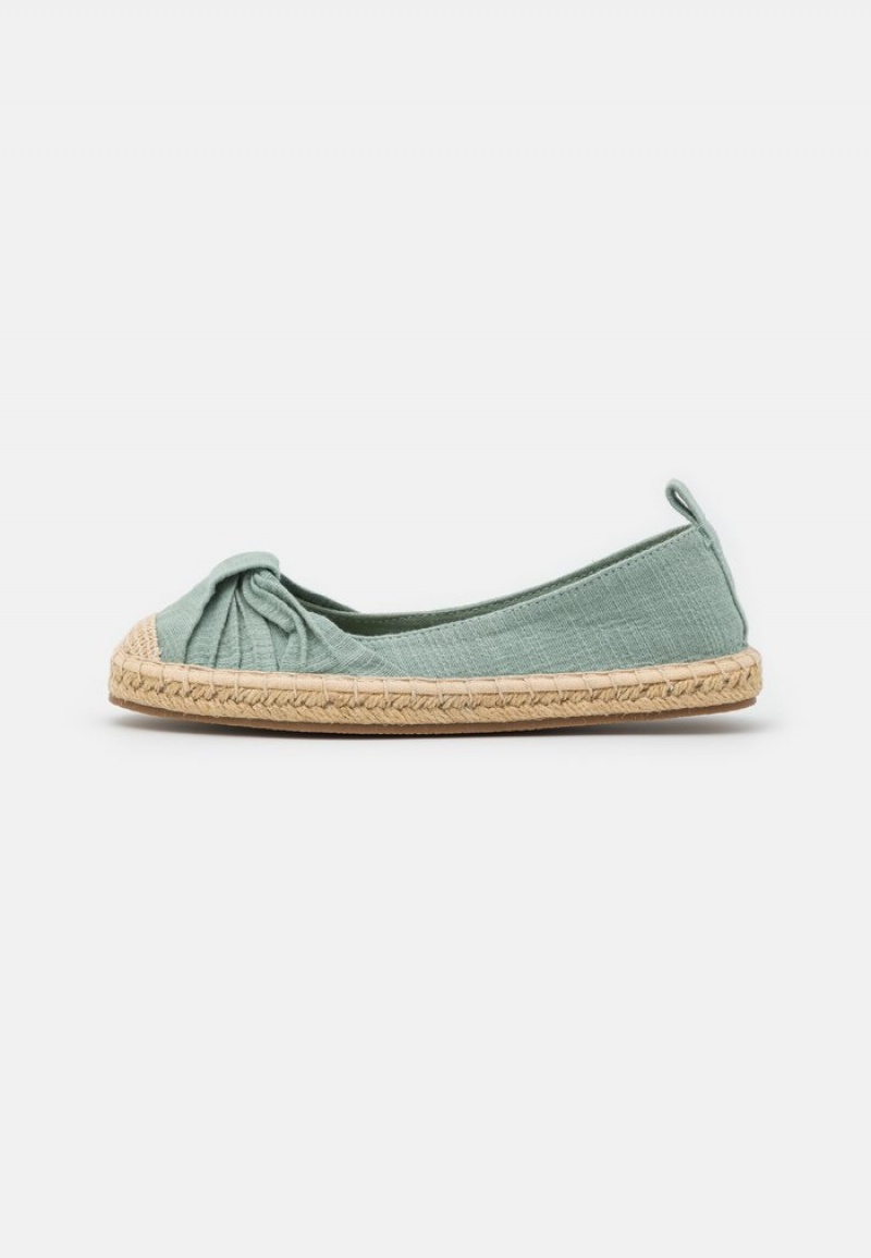 Anna Field Wholesale Espadrilles Ballerina Dam Mintgröna | SE-LHPYNA127