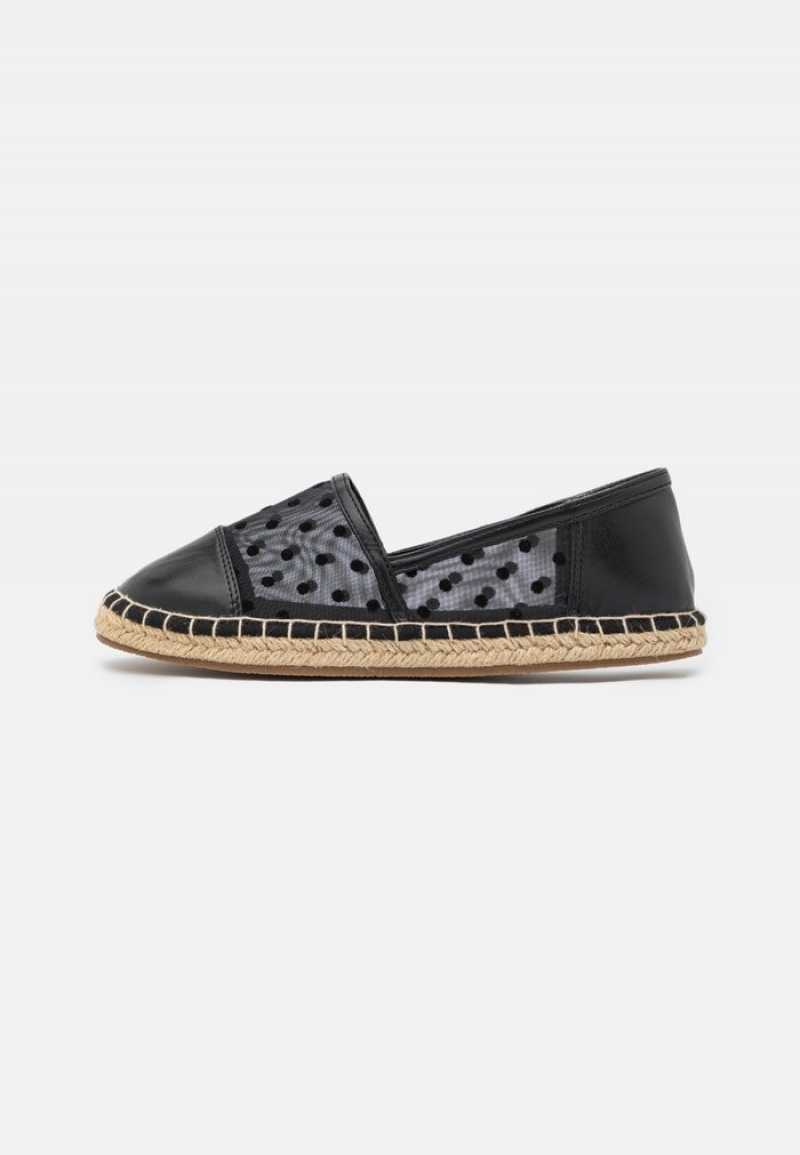 Anna Field Wholesale Espadrilles Låga Skor Dam Svarta | SE-YILKHO208