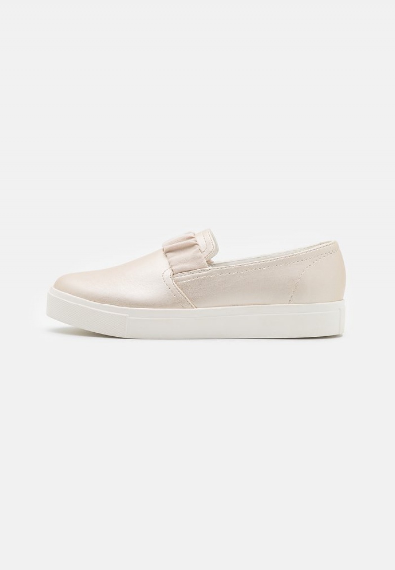 Anna Field Wholesale Slip-Ons Låga Skor Dam Guld | SE-HIBJDO821