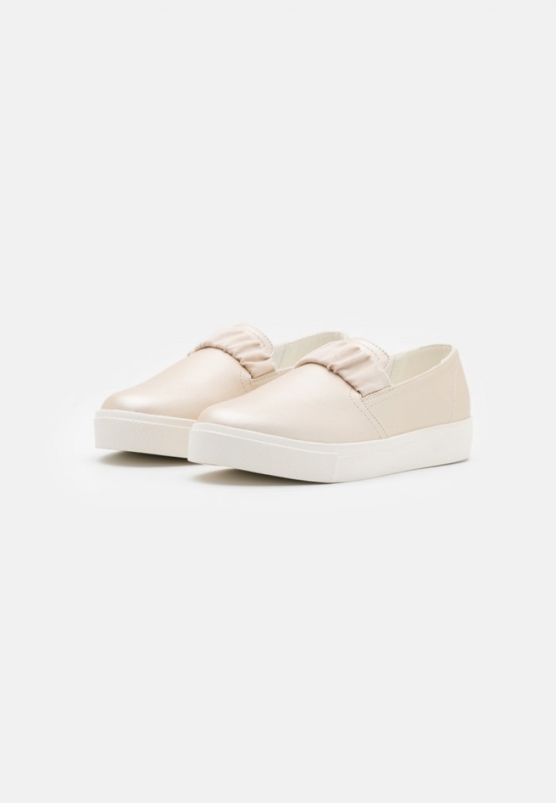 Anna Field Wholesale Slip-Ons Låga Skor Dam Guld | SE-HIBJDO821