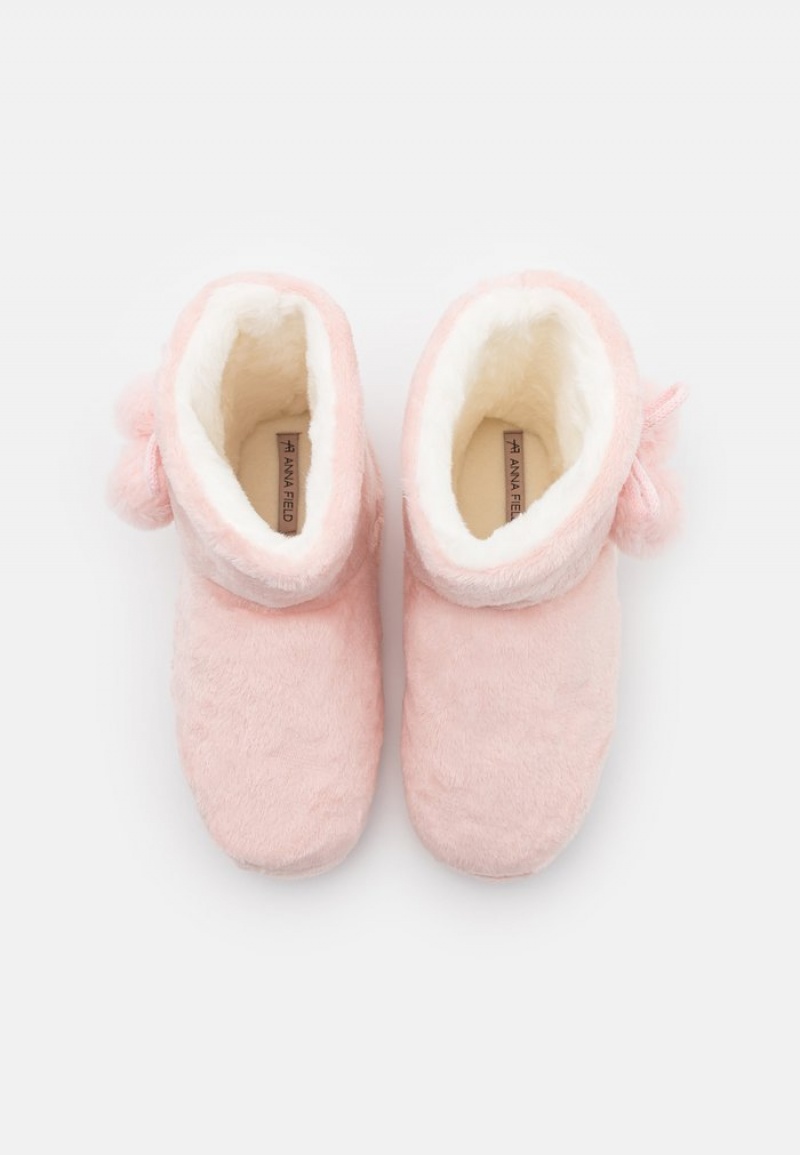 Anna Field Wholesale Slippers Stövletter Dam Beige | SE-QUIVLW072