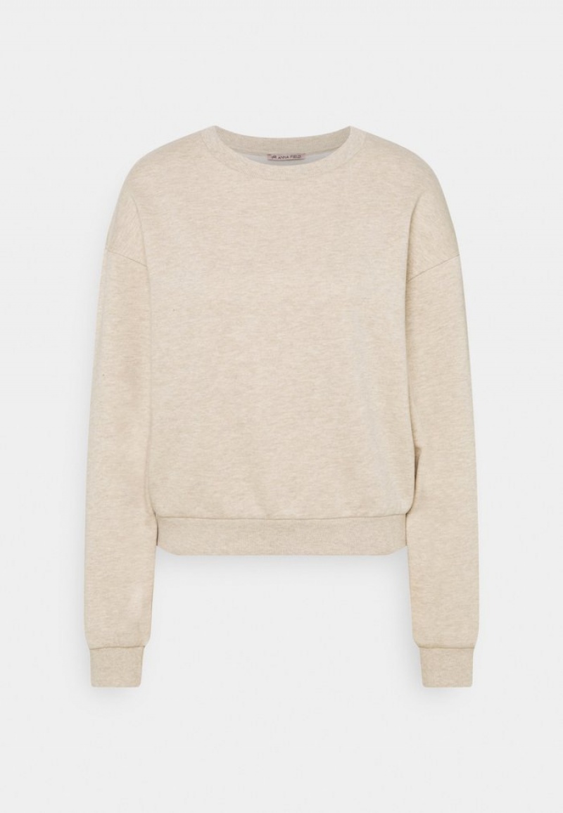 Anna Field Wholesale Sweatshirt Pullover Dam Beige | SE-JANPGM568