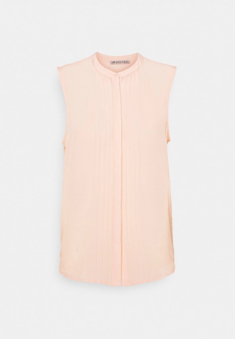 Anna Field Wholesale Ärmlös Blus Dam Rosa | SE-XUDWIH021